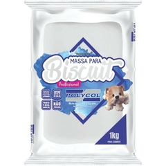 Massa de Porcelana Fria Biscuit 1 kg Natural - Polycol