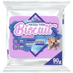 Massa de Porcelana Fria Biscuit 90 g Lilás 12 pacotes