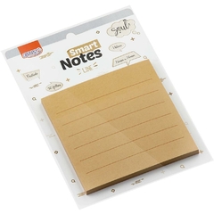 Bloco Autoadesivo Smart Notes Kraft Pautada 50 fls. - BRW