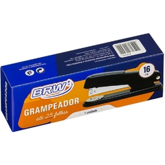 Grampeador Metal 26/6 16 cm para 25 fls. Preto - BRW - comprar online