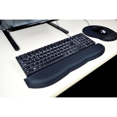 **Descanso Ergonômico Apoio de Punho para Teclado Preto Bright