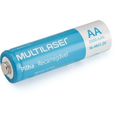 Pilha Recarregável Pequena AA 2500 mAH com 4 - Multi - Riscom - Comércio Online