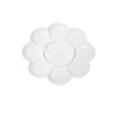 Paleta para Pintura Gode Plast. Flor 13,7cm 10cav - Keramik