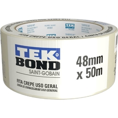 Fita Crepe Branca 48mmx50m - Tekbond