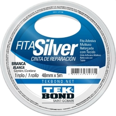 Fita de Alta Resistência Silver Branca 48mmx5m - Tekbond