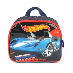 Lancheira Térmica Hot Wheels Mão e Costas Azul - Luxcel