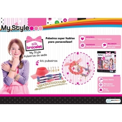 Brinquedo p/Menina My Style Kit Pulseiras de Seda - Multikids - comprar online