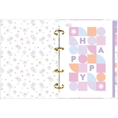 Caderno Argolado Happy Colegial 80fls. - Tilibra - comprar online