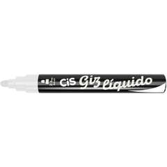 Giz Líquido Cis Ponta Ogiva 5mm Branco 6un - Sertic