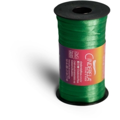 Fita de Cetim 7 mm x 100 m Verde Bandeira - Cinderela