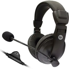 Fone de Ouvido c/Microfone Headset Office 507 Preto - Bright