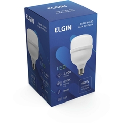 Lâmpada LED Bulbo T 40 W Bivolt - Elgin - Riscom - Comércio Online