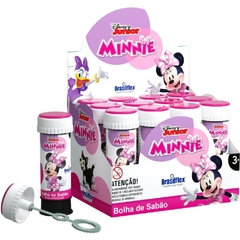 Bolha de Sabão Minnie 60ml com Jogo 12un - Brasilflex