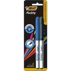 Marcador Permanente Marking 1.1mm Azul/Preta - Bic