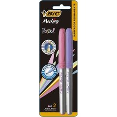 Marcador Permanente Marking 1.1mm Rosa/Lilás - Bic