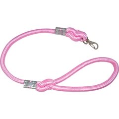 Guia para Pet Corda c/ no 1m 16mm Rosa - Furacão Pet