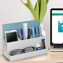 Organizador de Mesa Multiuso Escritório Maquiagens Branco - comprar online