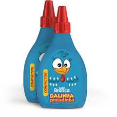 Cola Escolar Galinha Pintadinha 90g 12unid - Compactor - Riscom - Comércio Online