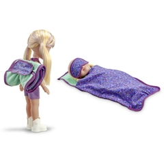 Boneca Polly Camping 38 cm - Pupee Brinquedos - Riscom - Comércio Online