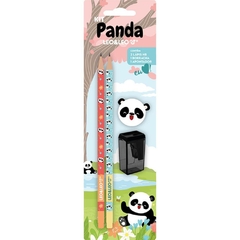 Kit Escolar Panda HB com 4 peças - Leonora