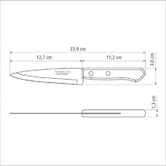 Faca Dynamic Inox 5 - Tramontina - comprar online