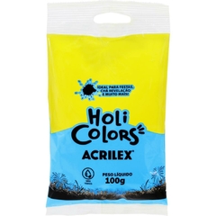 Artigo p/Festa Holi Colors 100g Azul Turquesa 10un - Acrilex