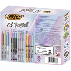 Marcadores Kit Escolar Pastel com 12 Itens - Bic na internet