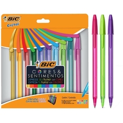 Caneta Esferográfica Cores e Sentimentos com 10 Sortido - Bic