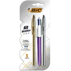 Caneta Esferográfica Kit Premium Metálico - Bic