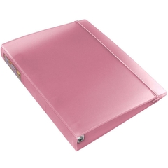 Fichário de PVC Polipropileno Rosa - Acrimet