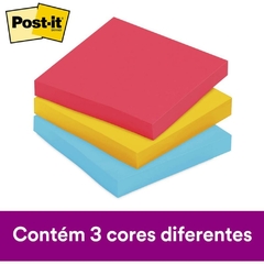 Bloco Post-It Super Adesivo 76x76mm 270 fls - 3M - comprar online