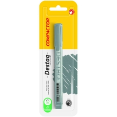 Caneta Marca Texto Destaq Cinza 12un - Compactor - comprar online