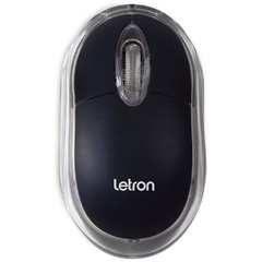 Mouse Óptico USB Letron 800 dpi L-Black - Leonora