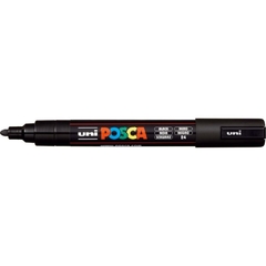 Pincel Marcador Posca Pc-5m 2.5mm Preta 6un - Sertic