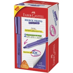 Caneta Marca Texto Grifpen Roxa 12un - Faber-Castell