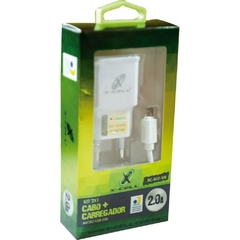 Carregador Celular de Parede 2x1 Cabo Micro USB 2.0A - Flex na internet