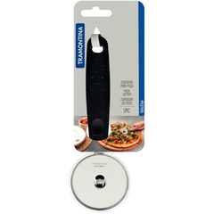 Cortador de Pizza Inox Preto - Tramontina - Riscom - Comércio Online