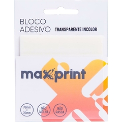 Bloco Autoadesivo 76x76mm Clearnote 50fls. Transparente