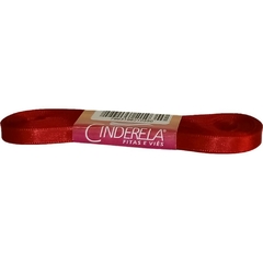 Fita de Cetim 7 mm x 10 m Vermelho - Cinderela