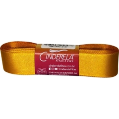 Fita de Cetim 22 mm x 10 m Amarelo - Cinderela