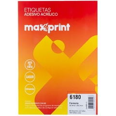 Etiqueta A4 A4 31,0 mm x 17,0 mm 100 fls. - Maxprint