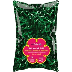 Palha para Decoração Bopp Verde Escuro 50g - Emfesta