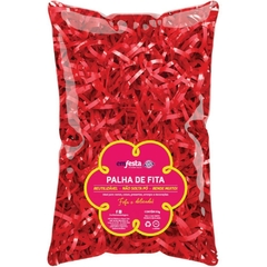 Palha para Decoração Bopp Vermelho 50g - Emfesta