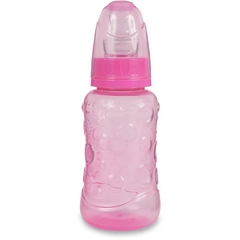 Mamadeira Acinturada 210ml Ortodôntica Rosa - Babygo