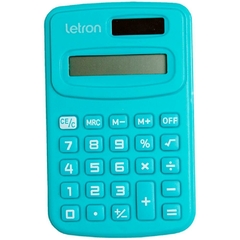 Calculadora de Bolso 8 Dígitos Azul com Bateria - Leonora