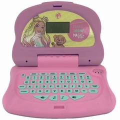 Laptop Infantil Barbie Charm Minigame Bilíngue - Candide