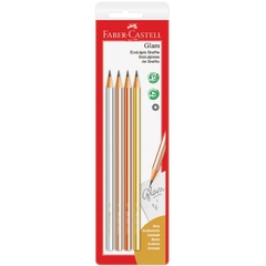 Lápis Preto Redondo Ecolápis Grafite Glam - Faber-Castell - comprar online