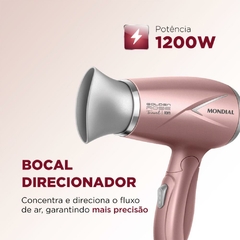 Secador de Cabelo Golden Rose 1200w Bivolt - Mondial - Riscom - Comércio Online