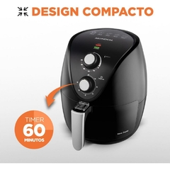 Fritadeira Air Fryer 3,5 l 127 V Preta - Mondial - Riscom - Comércio Online