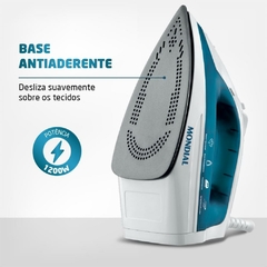 Ferro de Passar a Vapor 127 V Branco e Azul - Mondial na internet